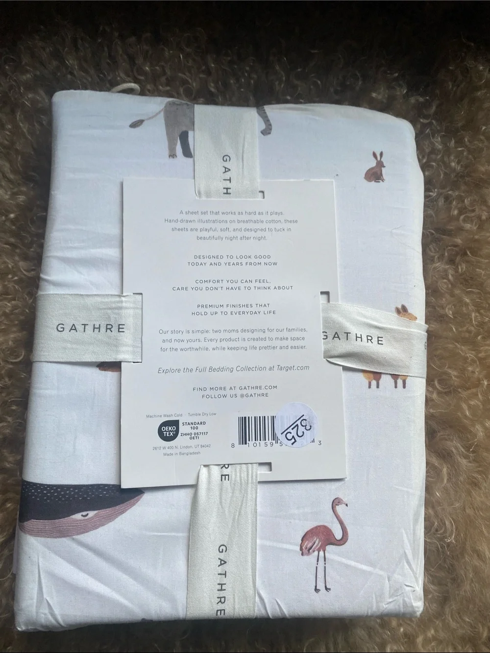 Gathre white cotton